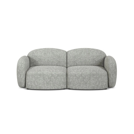 Blair 2-Sitzer Sofa aus Strukturierter Stoff in Warmes Grau (Baltimore Cement), 194x95 cm von Micadoni – Bild 1