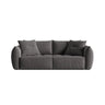 Bloom 3-Sitzer Sofa mit Schlaffunktion und Bettkasten aus Samt in Dunkelgrau (Casino Graphite), 250x108 cm von Micadoni – Bild 1
