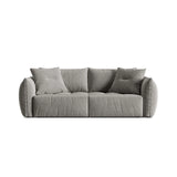 Bloom 3-Sitzer Sofa mit Schlaffunktion und Bettkasten aus Samt in Grau (Casino Stone), 250x108 cm von Micadoni – Bild 1