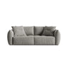 Bloom 3-Sitzer Sofa mit Schlaffunktion und Bettkasten aus Samt in Grau (Casino Stone), 250x108 cm von Micadoni – Bild 1