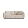 Bloom 3-Sitzer Sofa mit Schlaffunktion und Bettkasten aus Strukturierter Stoff in Leichtes Beige (Wind 05), 250x108 cm von Micadoni – Bild 1