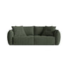 Bloom 3-Sitzer Sofa mit Schlaffunktion und Bettkasten aus Strukturierter Stoff in Moss Green (Wind 75), 250x108 cm von Micadoni – Bild 1