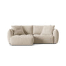Bloom Modulares 3-Sitzer Ecksofa mit Schlaffunktion und Bettkasten, Linke Seite, aus Samt oder Strukturstoff, 250x152 cm von Micadoni – Bild 1