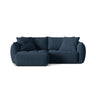 Bloom Modulares 3-Sitzer Ecksofa mit Schlaffunktion und Bettkasten, Linke Seite, aus Strukturierter Stoff in Marineblau (Wind 77), 250x152 cm von Micadoni – Bild 1