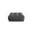 Bloom Pouf aus Samt in Dunkelgrau (Casino Graphite), 110x101 cm von Micadoni – Bild 1