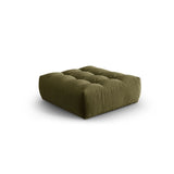 Bloom Pouf aus Samt in Hellgrün (Casino Forest), 110x101 cm von Micadoni – Bild 3