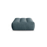 Bloom Pouf aus Samt in Pastellblau (Casino Dark Blue), 110x101 cm von Micadoni – Bild 1
