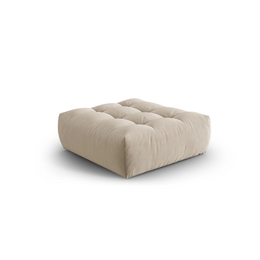 Bloom Pouf aus Samt oder Strukturstoff, 110x101 cm von Micadoni – Bild 3