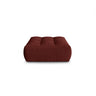 Bloom Pouf aus Strukturierter Stoff in Rot (City 56), 110x101 cm von Micadoni – Bild 1