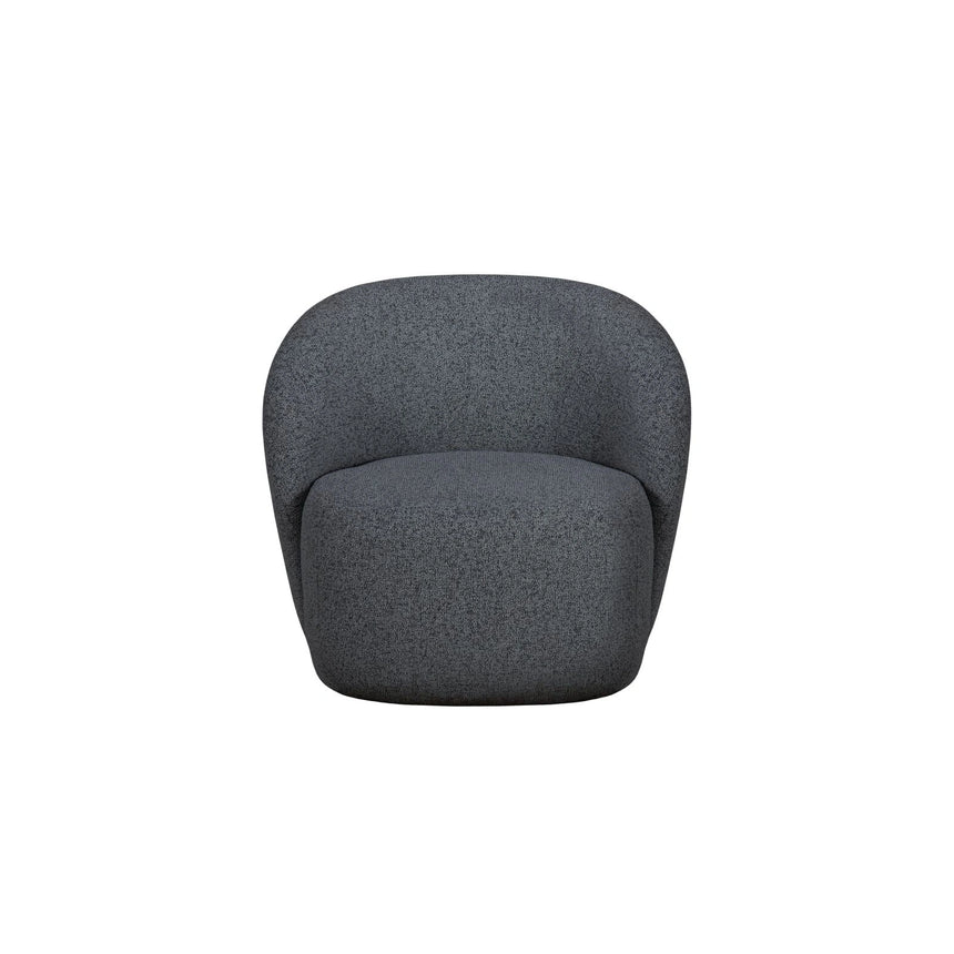 Corey Sessel aus Strukturierter Stoff in Dunkelgrau melange (Puente 94), 86x72 cm von Micadoni – Bild 1