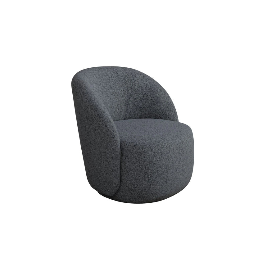 Corey Sessel aus Strukturierter Stoff in Dunkelgrau melange (Puente 94), 86x72 cm von Micadoni – Bild 3