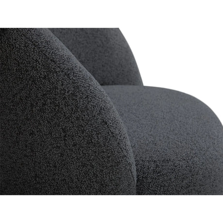 Corey Sessel aus Strukturierter Stoff in Dunkelgrau melange (Puente 94), 86x72 cm von Micadoni – Bild 5