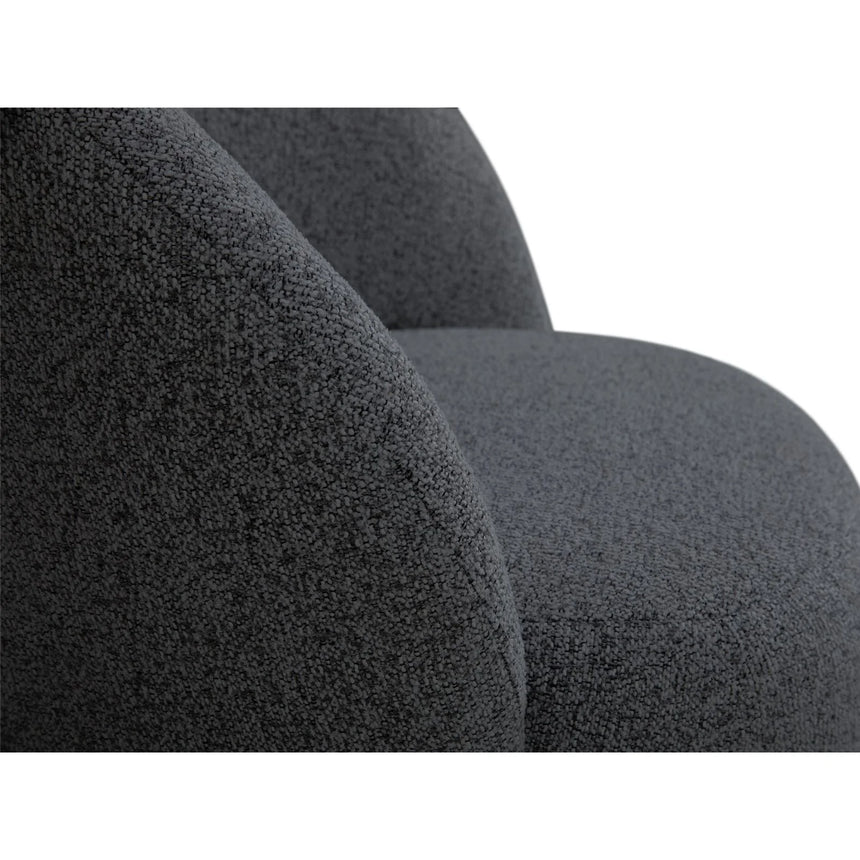 Corey Sessel aus Strukturierter Stoff in Dunkelgrau melange (Puente 94), 86x72 cm von Micadoni – Bild 5