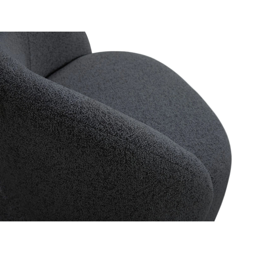 Corey Sessel aus Strukturierter Stoff in Dunkelgrau melange (Puente 94), 86x72 cm von Micadoni – Bild 6
