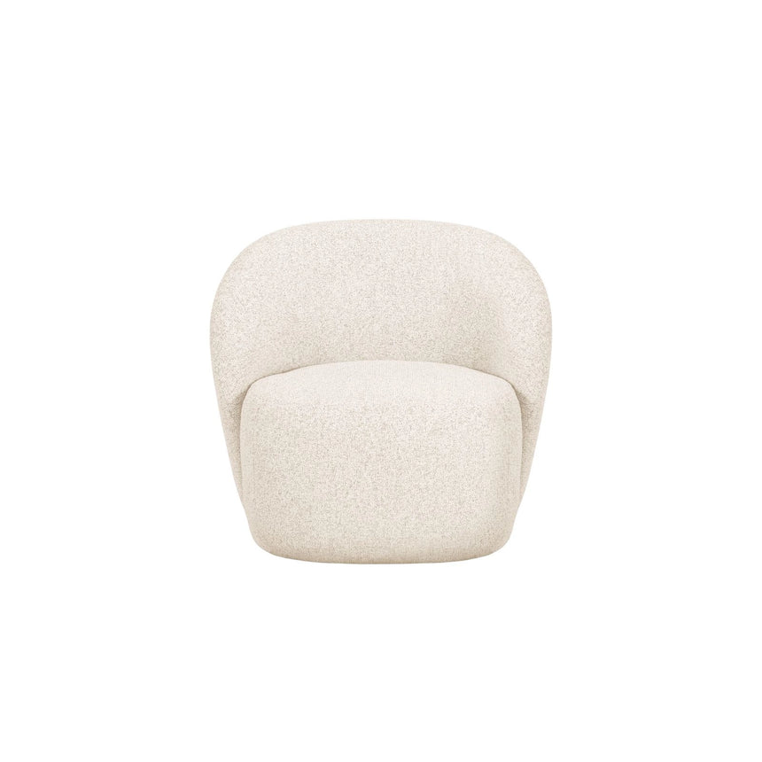 Corey Sessel aus Strukturierter Stoff in Hellbeige melange (Puente 03), 86x72 cm von Micadoni – Bild 1