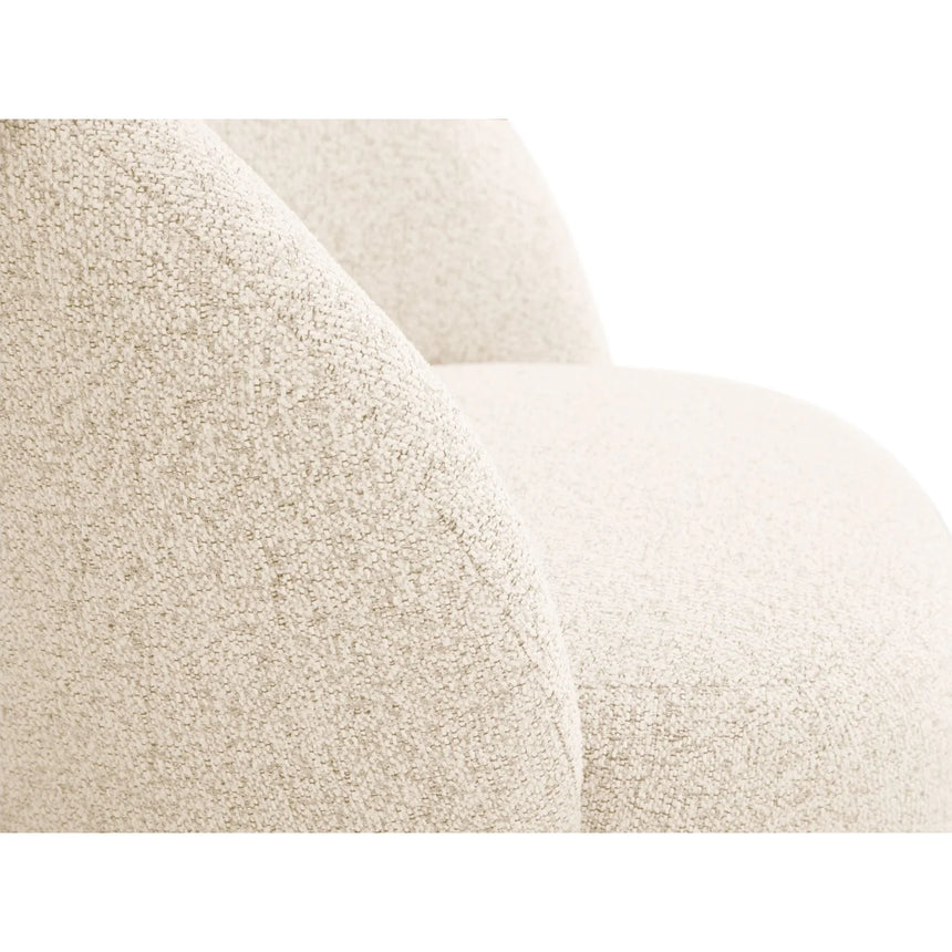 Corey Sessel aus Strukturierter Stoff in Hellbeige melange (Puente 03), 86x72 cm von Micadoni – Bild 5