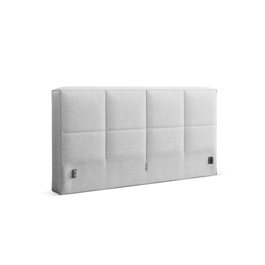 Darren Kopfteil - passend zum Bett Simon - in Strukturierter Stoff, für 140x200 cm - ZEN ZONE Furniture