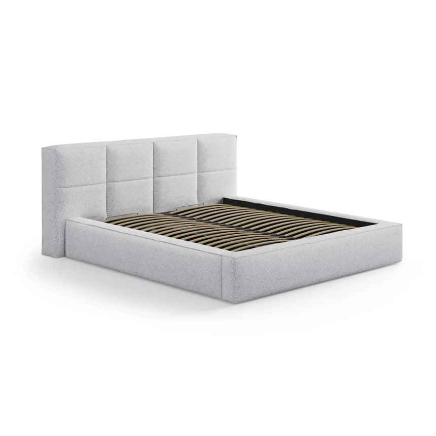 Darren Kopfteil - passend zum Bett Simon - in Strukturierter Stoff, für 140x200 cm - ZEN ZONE Furniture