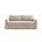 David 3-Sitzer Schlafsofa, umbaubar mit Express-System, aus Samt in Beige (Salvador 1), 194x97 cm von Micadoni – Bild 1