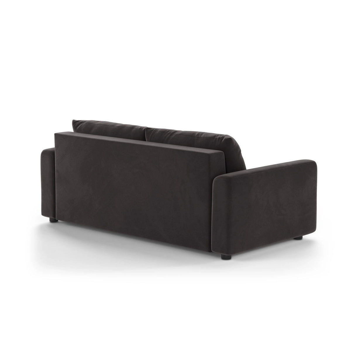 David 3-Sitzer Schlafsofa, umbaubar mit Express-System, aus Samt in Dunkelgrau (Salvador 18), 194x97 cm von Micadoni – Bild 5