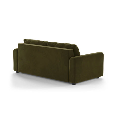 David 3-Sitzer Schlafsofa, umbaubar mit Express-System, aus Samt in Grün (Salvador 8), 194x97 cm von Micadoni – Bild 5