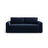 David 3-Sitzer Schlafsofa, umbaubar mit Express-System, aus Samt in Königsblau (Salvador 5), 194x97 cm von Micadoni – Bild 1