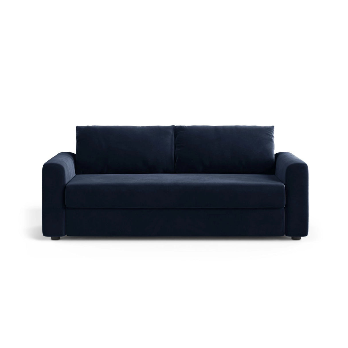 David 3-Sitzer Schlafsofa, umbaubar mit Express-System, aus Samt in Königsblau (Salvador 5), 194x97 cm von Micadoni – Bild 1