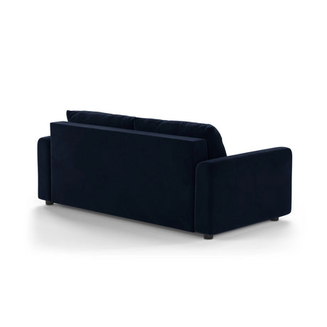 David 3-Sitzer Schlafsofa, umbaubar mit Express-System, aus Samt in Königsblau (Salvador 5), 194x97 cm von Micadoni – Bild 5