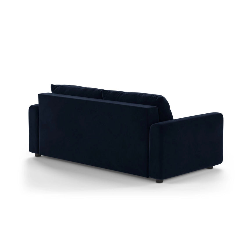 David 3-Sitzer Schlafsofa, umbaubar mit Express-System, aus Samt in Königsblau (Salvador 5), 194x97 cm von Micadoni – Bild 5