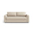 David 3-Sitzer Schlafsofa, umbaubar mit Express-System, aus Strukturierter Stoff in Beige (BABEL TOFFEE), 194x97 cm von Micadoni – Bild 1