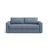 David 3-Sitzer Schlafsofa, umbaubar mit Express-System, aus Strukturierter Stoff in Blaue melange (Baltimore Marine), 194x97 cm von Micadoni – Bild 1