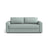 David 3-Sitzer Schlafsofa, umbaubar mit Express-System, aus Strukturierter Stoff in Minze (BABEL SAFIRA), 194x97 cm von Micadoni – Bild 1