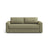 David 3-Sitzer Schlafsofa, umbaubar mit Express-System, aus Strukturierter Stoff in Olive (Baltimore Pistachio), 194x97 cm von Micadoni – Bild 1
