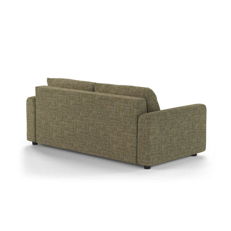 David 3-Sitzer Schlafsofa, umbaubar mit Express-System, aus Strukturierter Stoff in Olive (Baltimore Pistachio), 194x97 cm von Micadoni – Bild 5