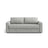 David 3-Sitzer Schlafsofa, umbaubar mit Express-System, aus Strukturierter Stoff in Warmes Grau (Baltimore Cement), 194x97 cm von Micadoni – Bild 1