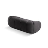 Diana 2-Sitzer Sofa aus 3D in Espresso (Sonic 15), 214x114 cm von Micadoni – Bild 6