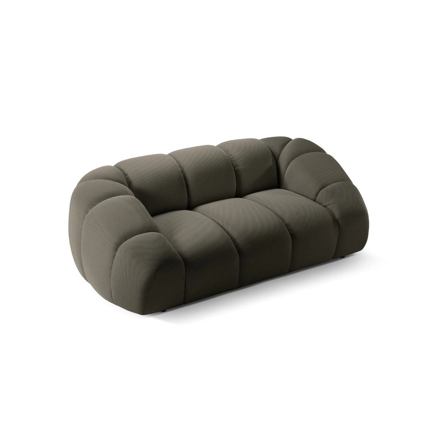 Diana 2-Sitzer Sofa aus 3D in Steel (Sonic 12), 214x114 cm von Micadoni – Bild 5