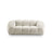 Diana 2-Sitzer Sofa aus Samt, 3D-Stoff oder Strukturstoff, 214x114 cm von Micadoni – Bild 1