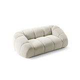 Diana 2-Sitzer Sofa aus Samt, 3D-Stoff oder Strukturstoff, 214x114 cm von Micadoni – Bild 5