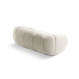 Diana 2-Sitzer Sofa aus Samt, 3D-Stoff oder Strukturstoff, 214x114 cm von Micadoni – Bild 6