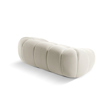 Diana 2-Sitzer Sofa aus Samt, 3D-Stoff oder Strukturstoff, 214x114 cm von Micadoni – Bild 6