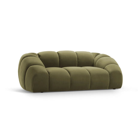 Diana 2-Sitzer Sofa aus Samt in Grün (Salvador 8), 214x114 cm von Micadoni – Bild 3