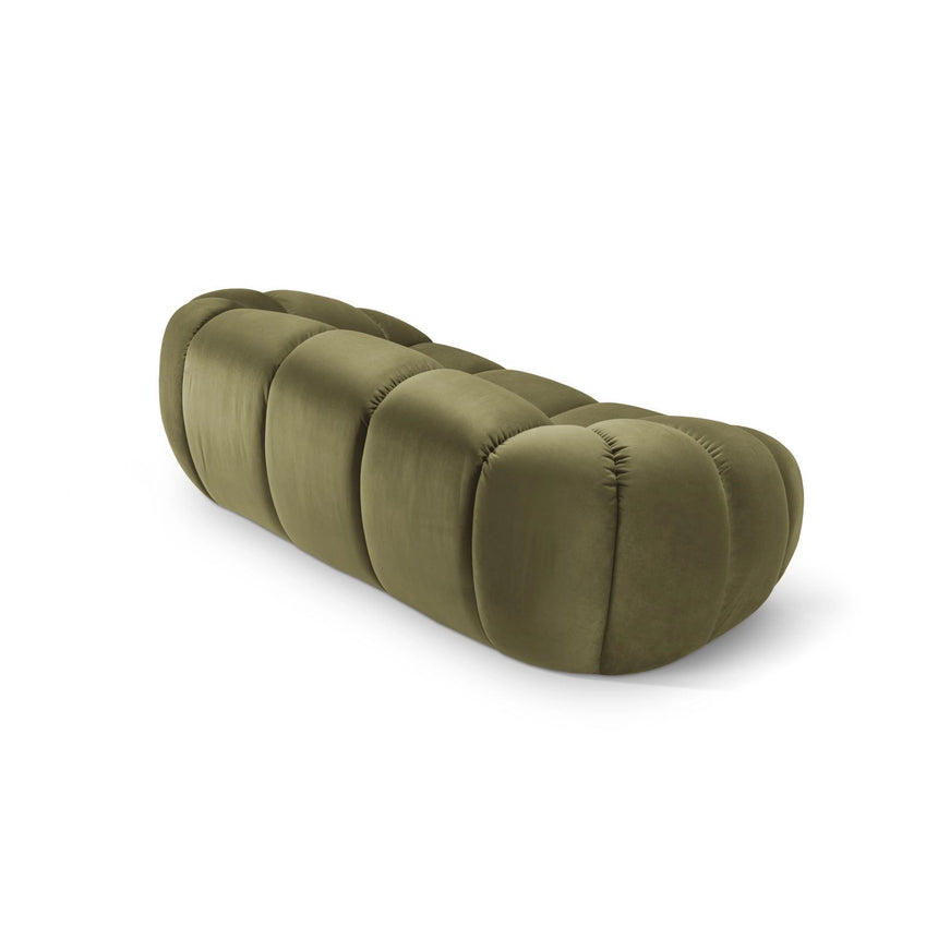 Diana 2-Sitzer Sofa aus Samt in Grün (Salvador 8), 214x114 cm von Micadoni – Bild 4