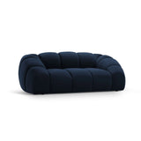 Diana 2-Sitzer Sofa aus Samt in Königsblau (Salvador 5), 214x114 cm von Micadoni – Bild 3