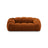 Diana 2-Sitzer Sofa aus Samt in Terrakotta (Salvador 14), 214x114 cm von Micadoni – Bild 1