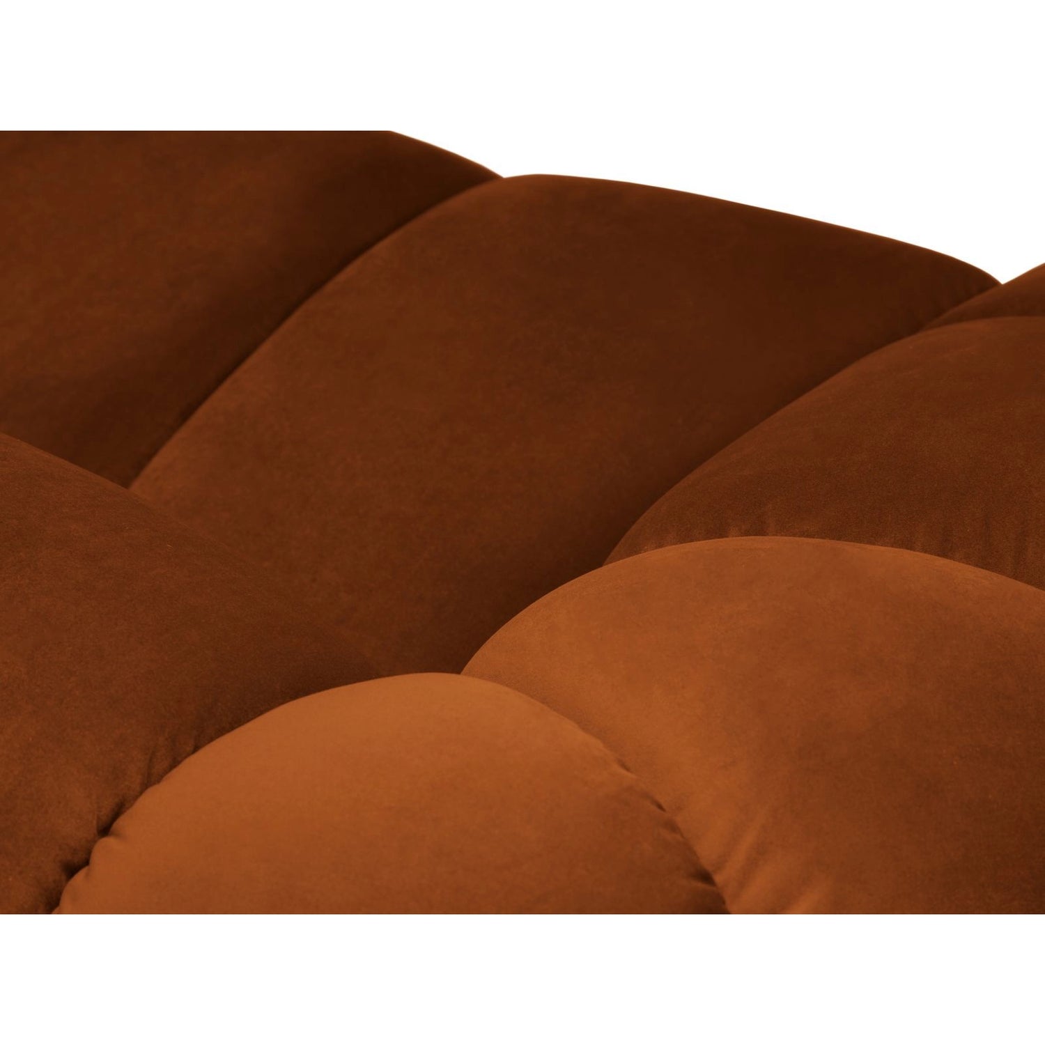 Diana 2-Sitzer Sofa aus Samt in Terrakotta (Salvador 14), 214x114 cm von Micadoni – Bild 5