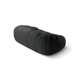 Diana 2-Sitzer Sofa aus Strukturierter Stoff in Anthrazit (Bubble 17), 214x114 cm von Micadoni – Bild 6