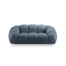 Diana 2-Sitzer Sofa aus Strukturierter Stoff in Blau Jeans (Bubble 15), 214x114 cm von Micadoni – Bild 1
