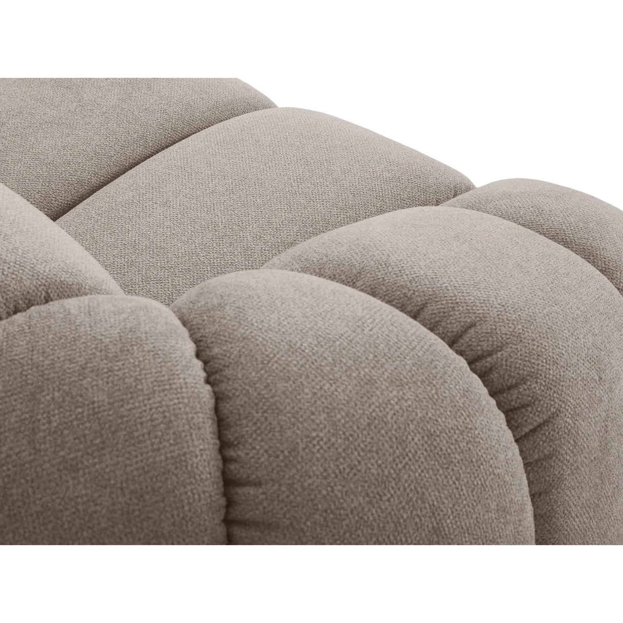 Diana 2-Sitzer Sofa aus Strukturierter Stoff in Dunkelbeige (Bubble 3), 214x114 cm von Micadoni – Bild 7