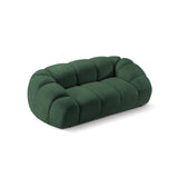 Diana 2-Sitzer Sofa aus Strukturierter Stoff in Grün (Bubble 12), 214x114 cm von Micadoni – Bild 5
